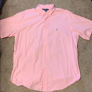 Men’s Polo Ralph Lauren short sleeve button up -L